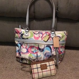 Purse with wallet coach !!!